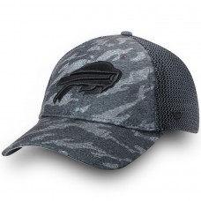 Men's Buffalo Bills NFL Pro Line by Fanatics Branded Camo/Black Made to Move Trucker Adjustable Hat 2855235
